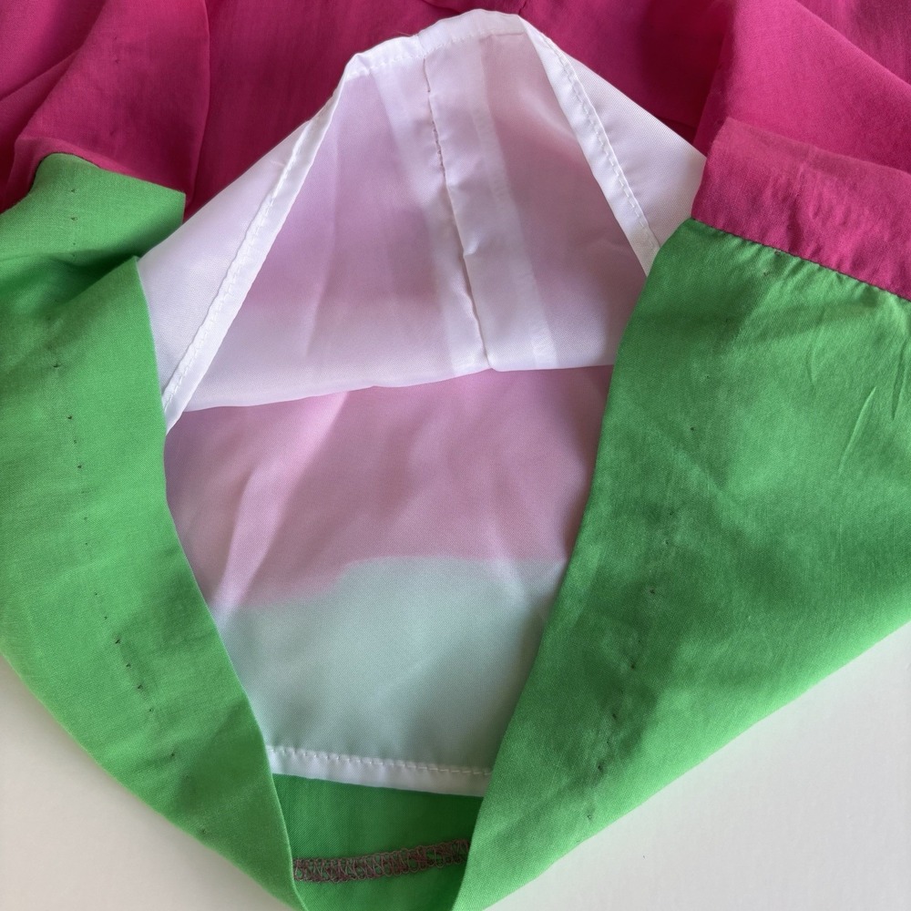 Maggie Breen Too Girl's 8 Sleeveless Pink Green Colorblock Dress NWT ($52.50) - Picture 8 of 10